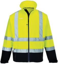 Portwest S425 Láthatósági kontraszt Softshell (3L) Sárga/Navy - XL (S425YNRXL)