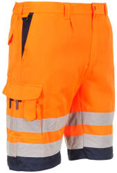 Portwest E043 Hi-Vis rövidnadrág Narancs/Navy - 3XL (E043ONRXXXL)