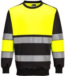 Portwest PW376 PW3 Hi-Vis Class 1 pulóver Sárga/Fekete - 4XL (PW376YBR4XL)