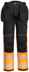 Portwest PW307 PW3 Hi-Vis Class 1 Holster nadrág Narancs/Fekete - 38 (PW307OBR38)