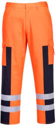 Portwest S919 Hi-Vis Ballistic nadrág Narancs/Navy - XXL (S919ONRXXL)