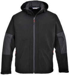 Portwest TK53 Softshell kapucnis dzseki (3L) Fekete - XXL (TK53BKRXXL)