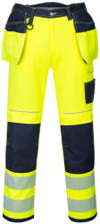 Portwest T501 PW3 Hi-Vis Holster nadrág Sárga/Navy - 38 (T501YNR38)
