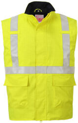 Portwest S776 Bizflame Rain Hi-Vis antisztatikus FR lángálló mellény Sárga - M (S776YERM)