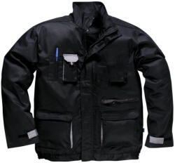 Portwest TX10 Texo Contrast munkakabát Fekete - S (TX10BKRS)