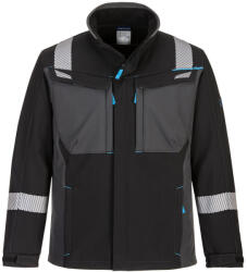 Portwest FR704 WX3 lángálló softshell dzseki Fekete - XXL (FR704BKRXXL)