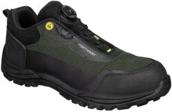Portwest FE05 Girder Composite félcipő S3S ESD SR FO Fekete/Zöld - 39 (FE05BGN39)