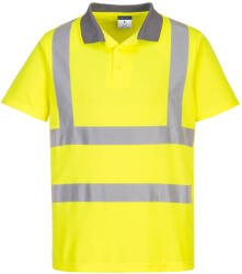 Portwest EC10 Eco Hi-Vis S/S póló (6-os csomag) Sárga - 4XL (EC10YER4XL)
