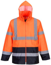 Portwest H443 Hi-Vis Classic Contrast esődzseki Narancs/Navy - L (H443ONRL)