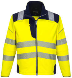 Portwest T402 PW3 Hi-Vis Softshell kabát Sárga/Navy - L (T402YNRL)