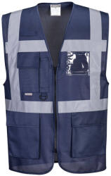 Portwest F476 Iona vezetői mellény Navy - M (F476NARM)
