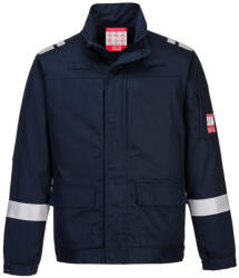 Portwest FR601 Bizflame Plus Lightweight Stretch lángálló kabát Navy - L (FR601NARL)
