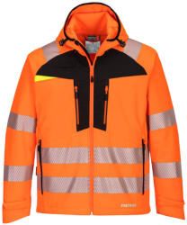 Portwest DX475 DX4 Hi-Vis Softshell (3L) Narancs/Fekete - L (DX475OBRL)