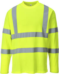 Portwest S278 Hi-Vis hosszú ujjú póló Sárga - M (S278YERM)