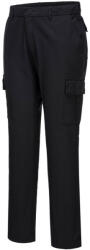 Portwest S231 Stretch Slim Combat nadrág Fekete - 40 (S231BKR40)