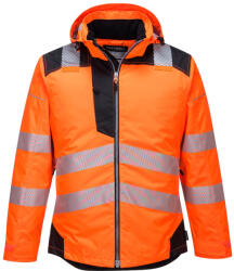 Portwest T400 PW3 Hi-Vis télikabát Narancs/Fekete - XS (T400OBRXS)