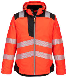 Portwest T400 PW3 Hi-Vis télikabát Piros/Fekete - 3XL (T400RBKXXXL)