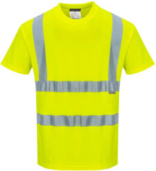 Portwest S170 Cotton Comfort rövid ujjú póló Sárga - 5XL (S170YER5XL)