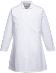 Portwest 2202 Férfi élelmiszeripari köpeny, 1 zsebes Fehér - 5XL (2202WHR5XL)