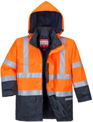 Portwest S779 Bizflame Rain Hi-Vis Multi-Protection kabát Narancs/Navy - XL (S779ONRXL)