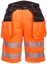 Portwest PW343 PW3 Hi-Vis Holster rövidnadrág Narancs/Fekete - 30 (PW343OBR30)