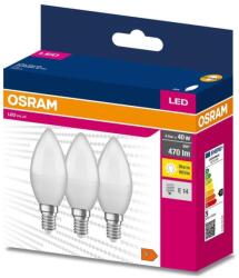OSRAM KÉSZLET 3x LED Izzó B38 E14/4, 9W/230V 3000K - Osram P225646 (P225646)
