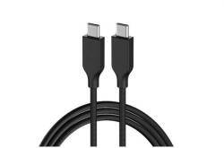 Genius Cablu de date Genius, USB Type-C - USB Type-C, PD 3.0 60W, 1m, braided nylon, Negru