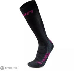 UYN SKI TOURING ONE BIO női zokni, black/pink yarrow (EU 39-40)