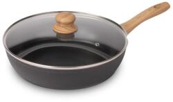 Lamart - 28 cm-es serpenyő fedővel, fekete/barna 42006783 (FT1005)