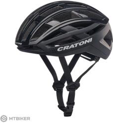 Cratoni C-Airlite sisak, fekete fényes matt (L/XL (58-61 cm))