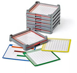 Learning Resources Cuisenaire - Tálca, feladatlapokkal - matematikai színes rúd készlethez (1db) (96146)