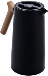 Estia Home Art Cană Gradată Termos Sticlă Fără BPA 1lt Negru cu Mâner 01-14681 (01-14681)