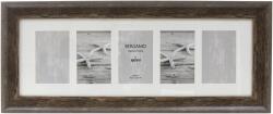 Kenro Bergamo Rustic Brown multi képkeret 5db 10x15 barna (KE-BERG1015BN-5)