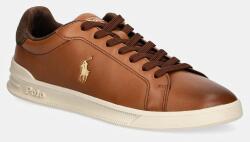 Ralph Lauren sneakers din piele Hrt Ct II culoarea maro, 809892556001 9BYH-OBM09B_88X