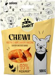 Mr. Bandit Recompense pentru caini Mr. Bandit CHEWI, oase de pui si rata, 500g