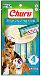 Inaba Foods Churu Recompense Cremoase pentru caini cu Pui si Branza - shop4pet