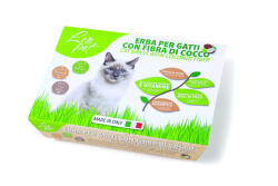 Leopet Iarba pentru Pisici cu Fibra de Cocos - shop4pet