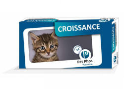 Supliment cu minerale si vitamine pentru pisici Pet Phos Felin Croissance, 96 tablete