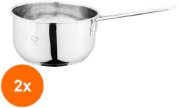 Grunberg Set 2 x Cratita din Inox cu Maner, 16 cm, 1.5 l, Grunberg (GUJ-2xGR3199/12)