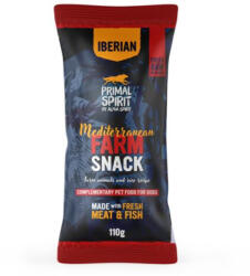 Primal Spirit Snack pentru cine Mediterranean, Primal Spirit, cu pui i porc, 110 g