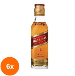 Johnnie Walker Set 6 x Whisky Johnnie Walker Red 40% Alcool, 0.05 l