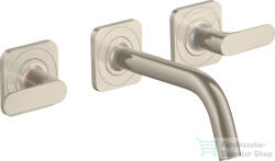 Hansgrohe AXOR Citterio M falsík alatti mosdó csaptelep 16, 6 cm-es kifolyóval, szálcsiszolt nikkel 34313820 (34313820)