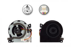 Delta Dell Vostro V130 gyári új hűtő ventilátor, beszerelési lehetőséggel, (093YFT, KDB0405HA-AG65)
