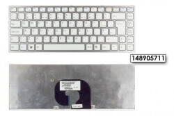 Sony Vaio VPC-Y, VPC- Y11, VPC-Y21 gyári új ezüst keretes fehér UK angol billentyűzet, 148905711