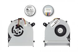 Panasonic Asus S400CA, S500CA, X402, X502 gyári új hűtő ventilátor, 4 pines, beszerelési lehetőséggel, (13NB0051AM060-2)