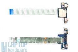 Lenovo IdeaPad G50-30, G50-70, Z50-75 gyári új USB/audio/kártyaolvasó panel kábellel (90005943)