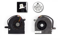 Panasonic Toshiba Satellite A200, A205, A210, A215 gyári új hűtő ventilátor, beszerelési lehetőséggel, (UDQFZZR29C1N)
