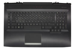 HP Omen 17-AN000, 17-AN100, 17T-000, 17T-100 sorozathoz gyári új fekete görög billentyűzet modul touchpaddal (L14991-151)