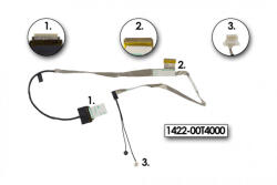 ASUS K42JE, K42JK, K42JV gyári új LCD kijelző kábel, 1422-00T4000