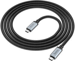 hoco. hoco. US06 USB Type-C összekötő kábel, 2m, audio/video/adat, 100W (US06)